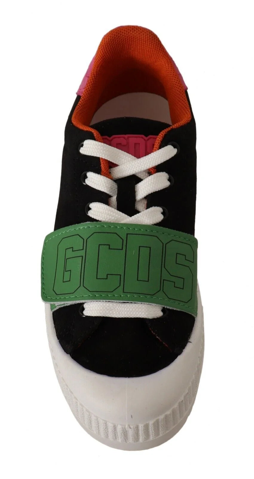 GCDS Multicolor Suede Low Top Lace Up Women Sneakers Shoes - EU38/US7.5 - Sneakers