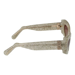 GCDS Silver Unisex Sunglass