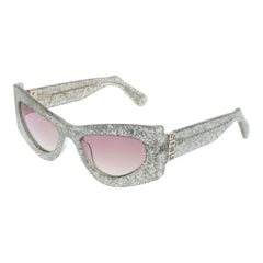 GCDS Silver Unisex Sunglass - Sunglasses
