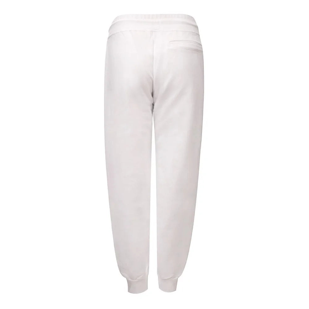 GCDS White Cotton Joggers Workout Pant - Joggers