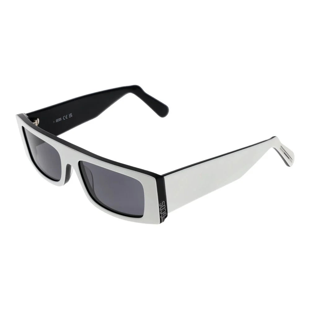 GCDS White Unisex Sunglass