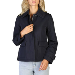 Geox Blue Polyester Bomber