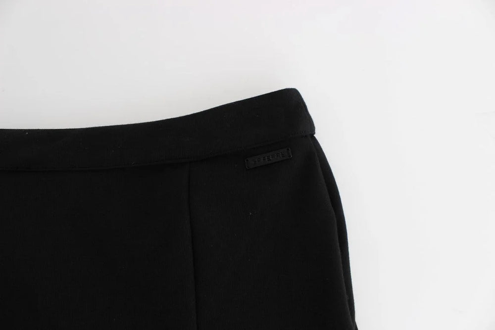 GF Ferre Black Straight Pencil Skirt - Skirts