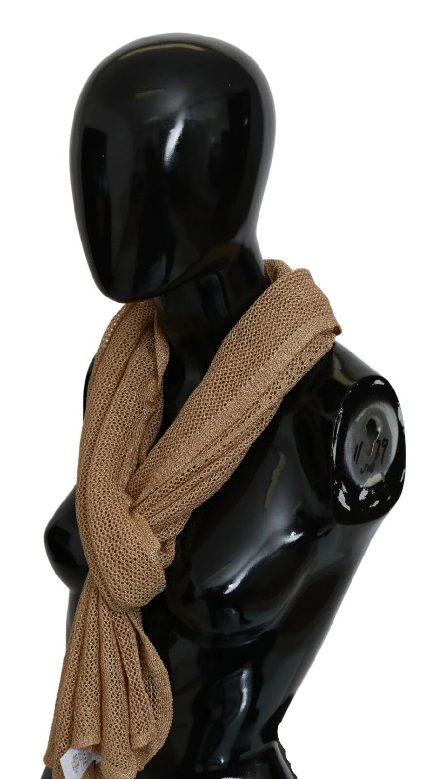 GF Ferre Brown Neck Wrap Winter Shawl Foulard Scarf - Scarves & Shawls