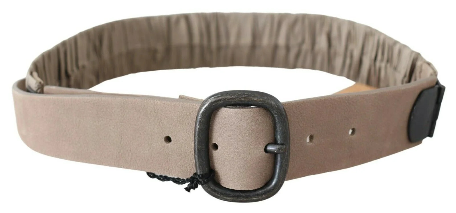 GF Ferre Brown Solid Leather Waist Metal Buckle Belt - 70 cm / 28 Inches - Belts