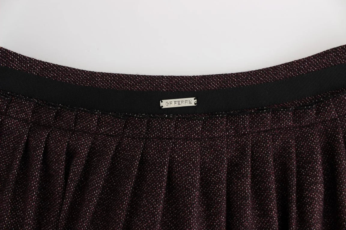 GF Ferre Purple Short Flannel Skirt - Skirts