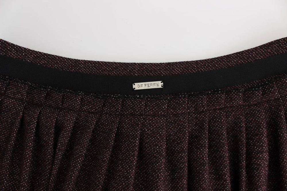 GF Ferre Purple Short Flannel Skirt - Skirts
