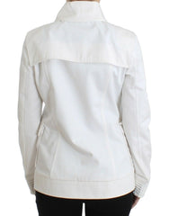 GF Ferre White Double Breasted Jacket Coat Blazer - IT40 - Sport Jackets