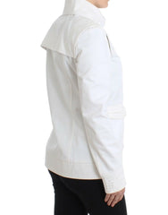GF Ferre White Double Breasted Jacket Coat Blazer - IT40 - Sport Jackets