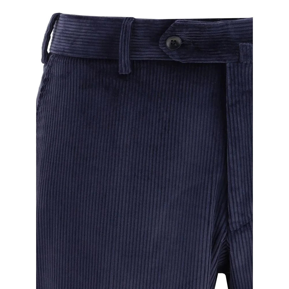 Gi Capri Blue Cotton Two-Piece Suit