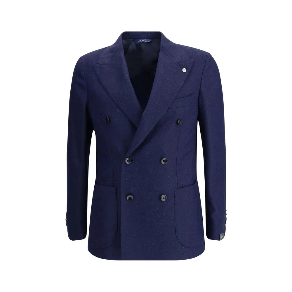 Gi Capri Double-Breasted Jacket in Virgin Wool - Sport Jackets