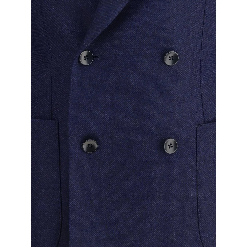 Gi Capri Double-Breasted Jacket in Virgin Wool - Sport Jackets