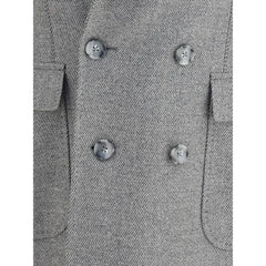 Gi Capri Gray Fleece Wool Coat