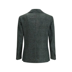 Gi Capri Single-breasted Blazer in mélange fabric - Sport Jackets