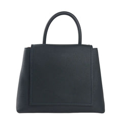 Giada Blue Leather Handbag - Satchel Bags