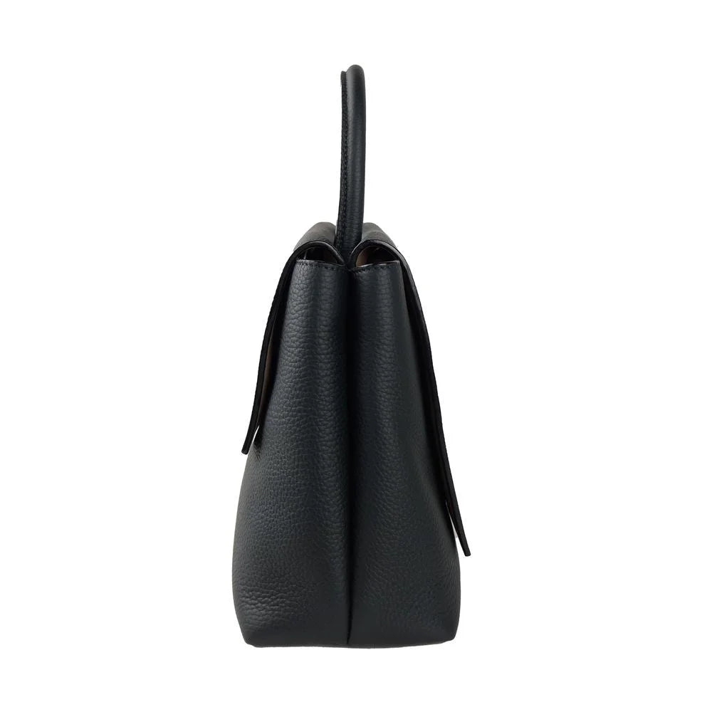 Giada Blue Leather Handbag - Satchel Bags