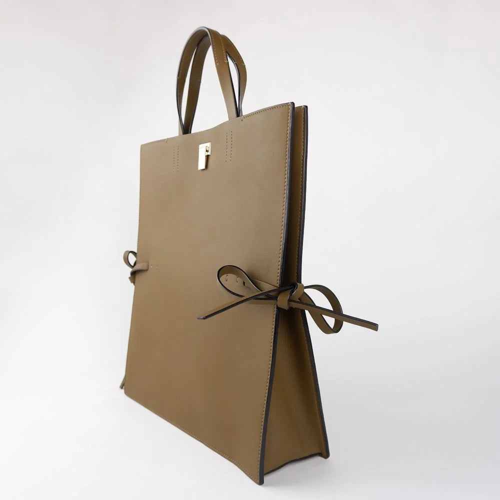 Giada Brown Leather Handbag - Shoulder Bags