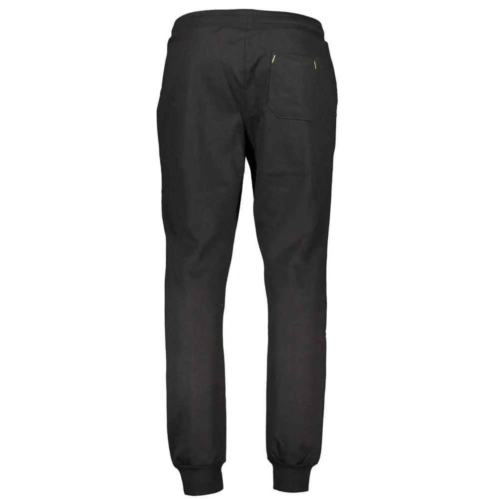 Gianmarco Venturi Black Cotton Pant - Joggers