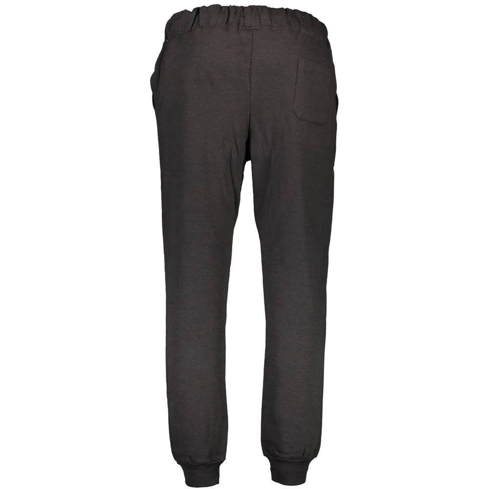 Gianmarco Venturi Black Cotton Pant - Joggers