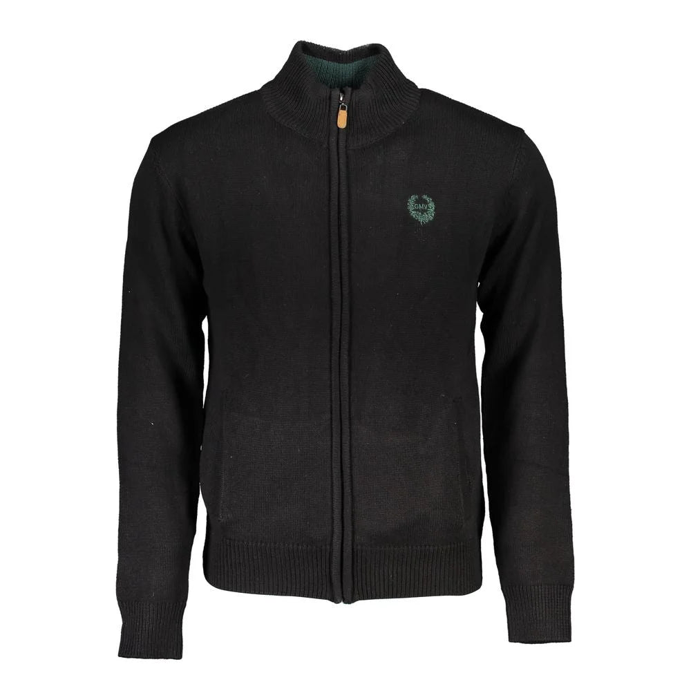 Gianmarco Venturi Black Cotton Sweater - Cardigans