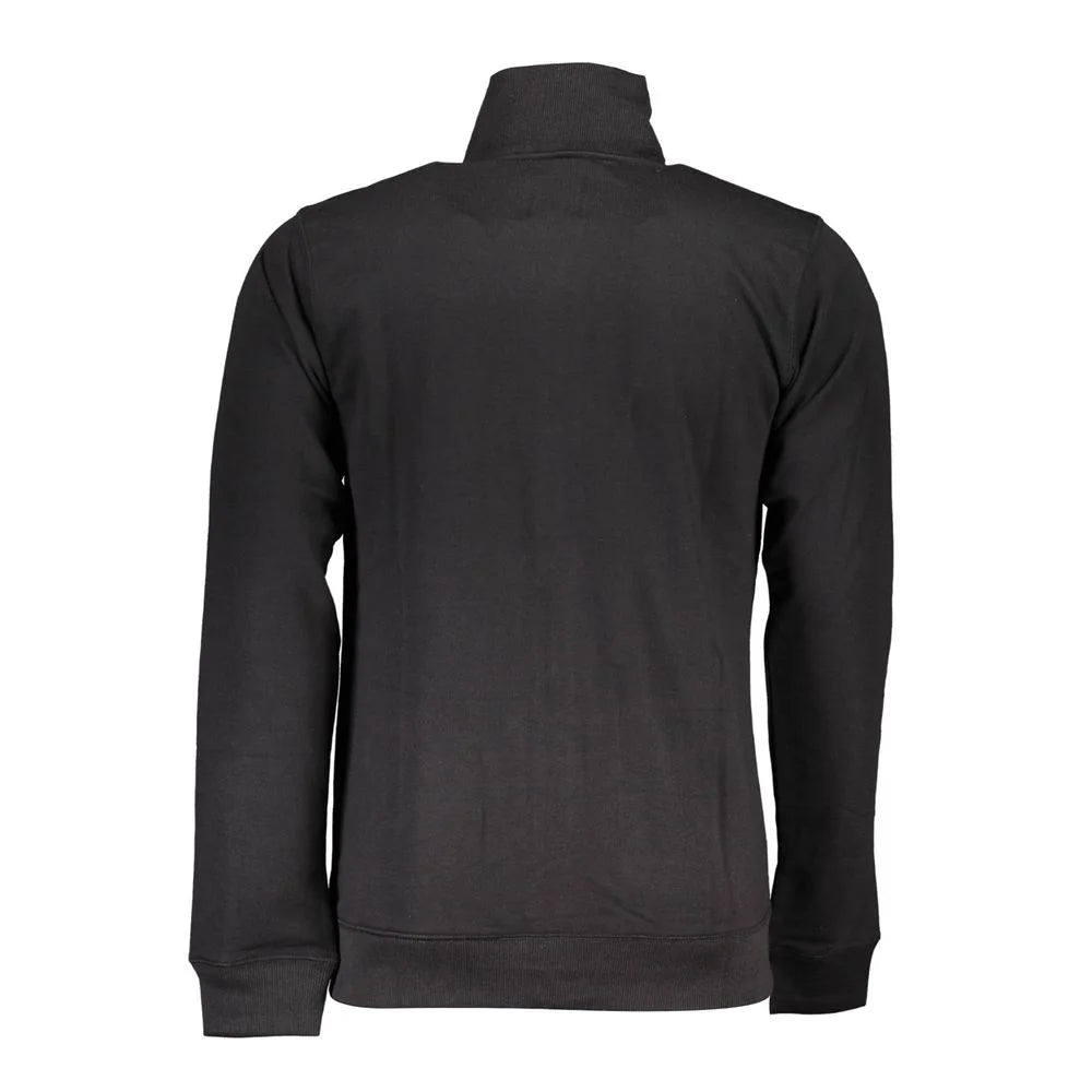 Gianmarco Venturi Black Cotton Sweatshirt - Sweatshirts