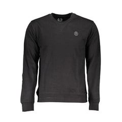 Gianmarco Venturi Black Cotton Sweatshirt - Sweatshirts