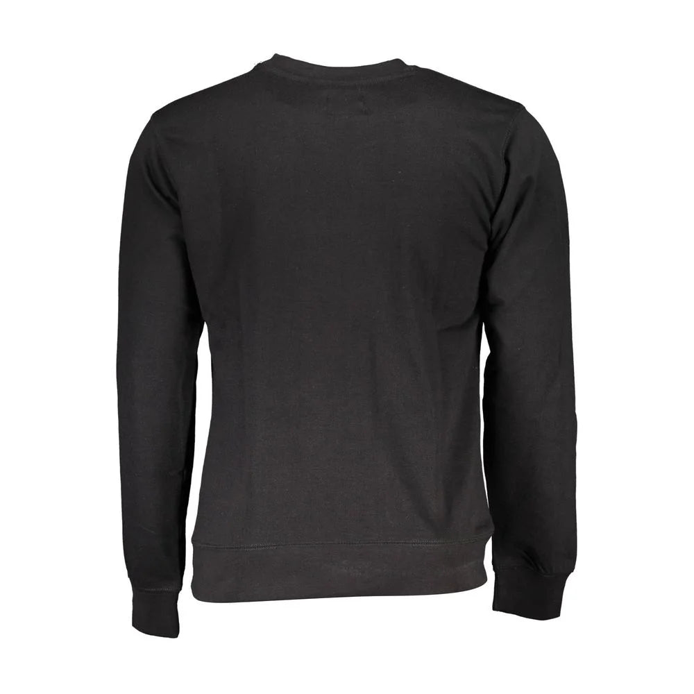 Gianmarco Venturi Black Cotton Sweatshirt - Sweatshirts