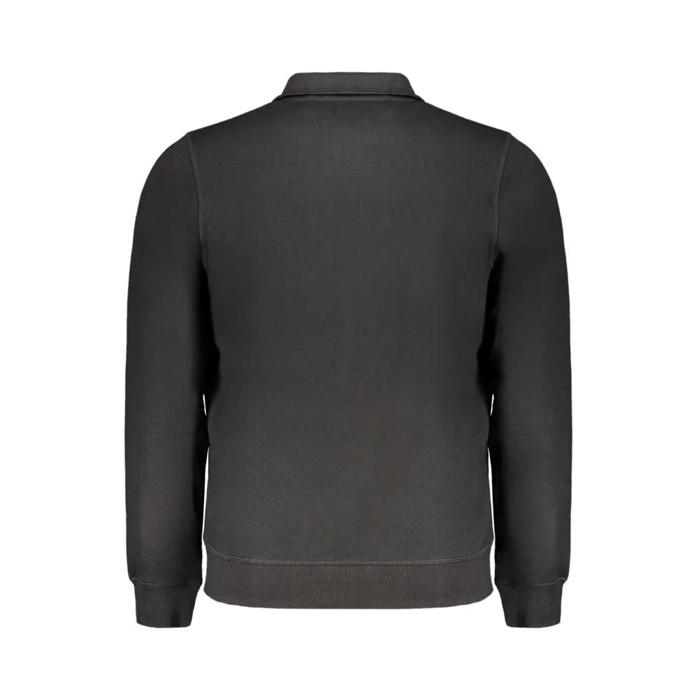 Gianmarco Venturi Black Cotton Sweatshirt - Sweatshirts