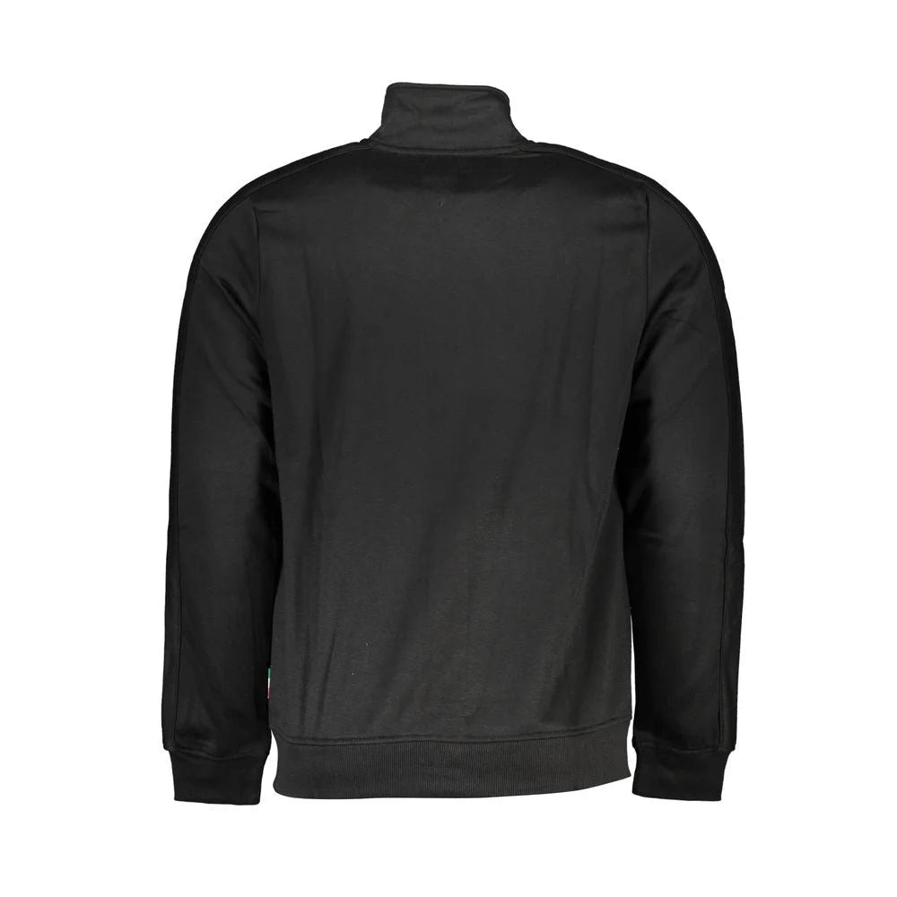 Gianmarco Venturi Black Cotton Sweatshirt - Sweatshirts