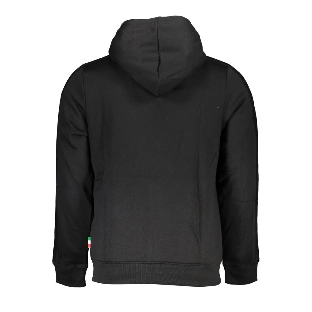 Gianmarco Venturi Black Cotton Sweatshirt - Sweatshirts
