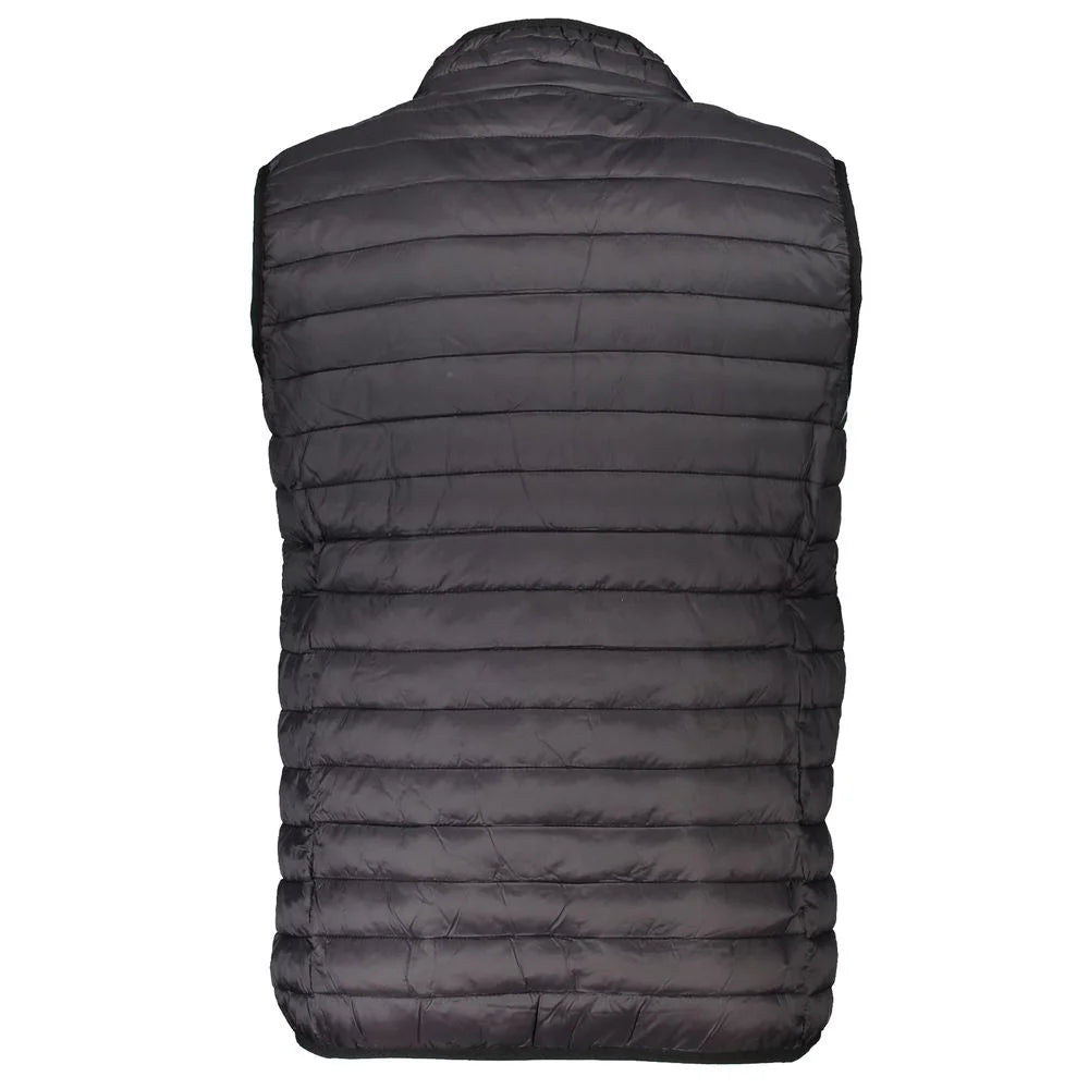 Gianmarco Venturi Black Polyamide Sleveless Jacket - Vests