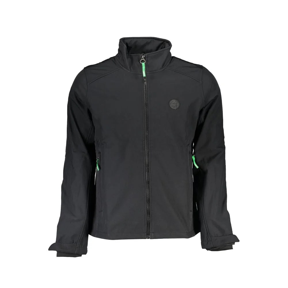Gianmarco Venturi Black Polyester Jackets & Coat - Sport Jackets