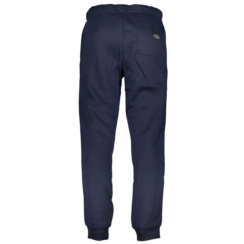 Gianmarco Venturi Blue Cotton Pant - Joggers