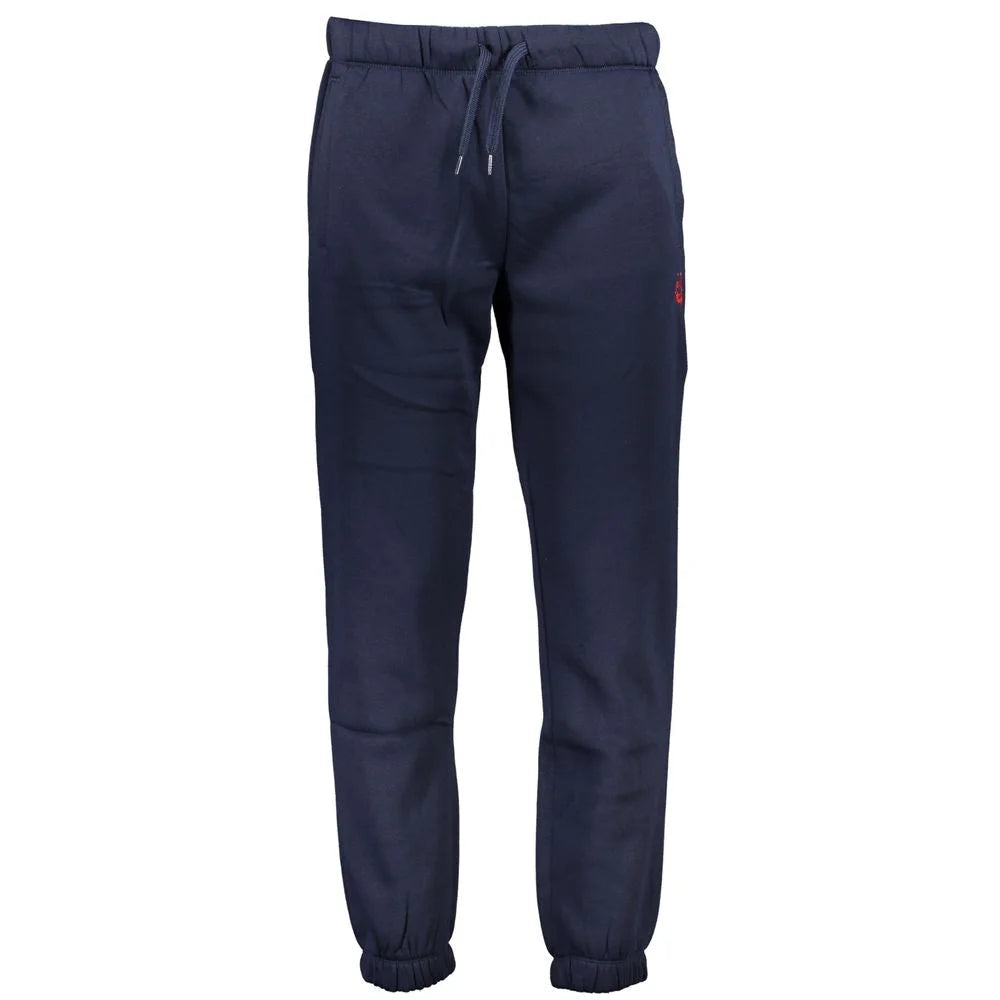 Gianmarco Venturi Blue Cotton Pant - Joggers