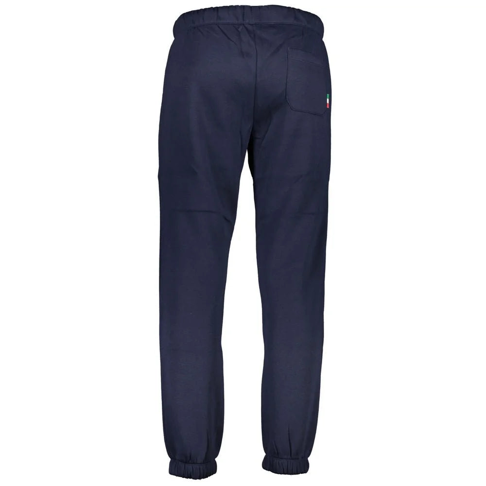Gianmarco Venturi Blue Cotton Pant - Joggers