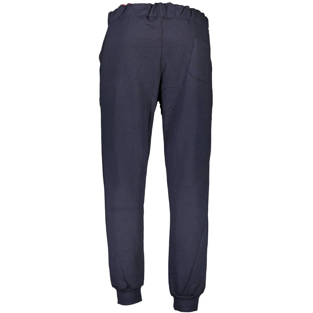 Gianmarco Venturi Blue Cotton Pant - Joggers