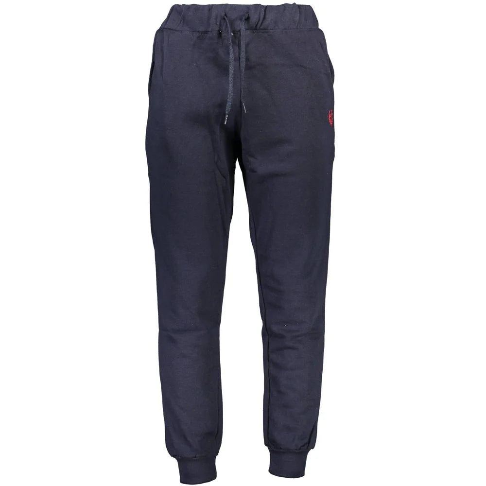 Gianmarco Venturi Blue Cotton Pant - Joggers