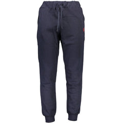Gianmarco Venturi Blue Cotton Pant - Joggers