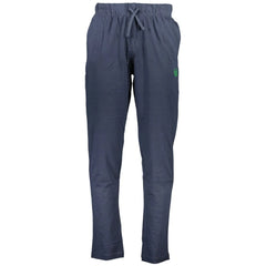 Gianmarco Venturi Blue Cotton Pant - Training Pants