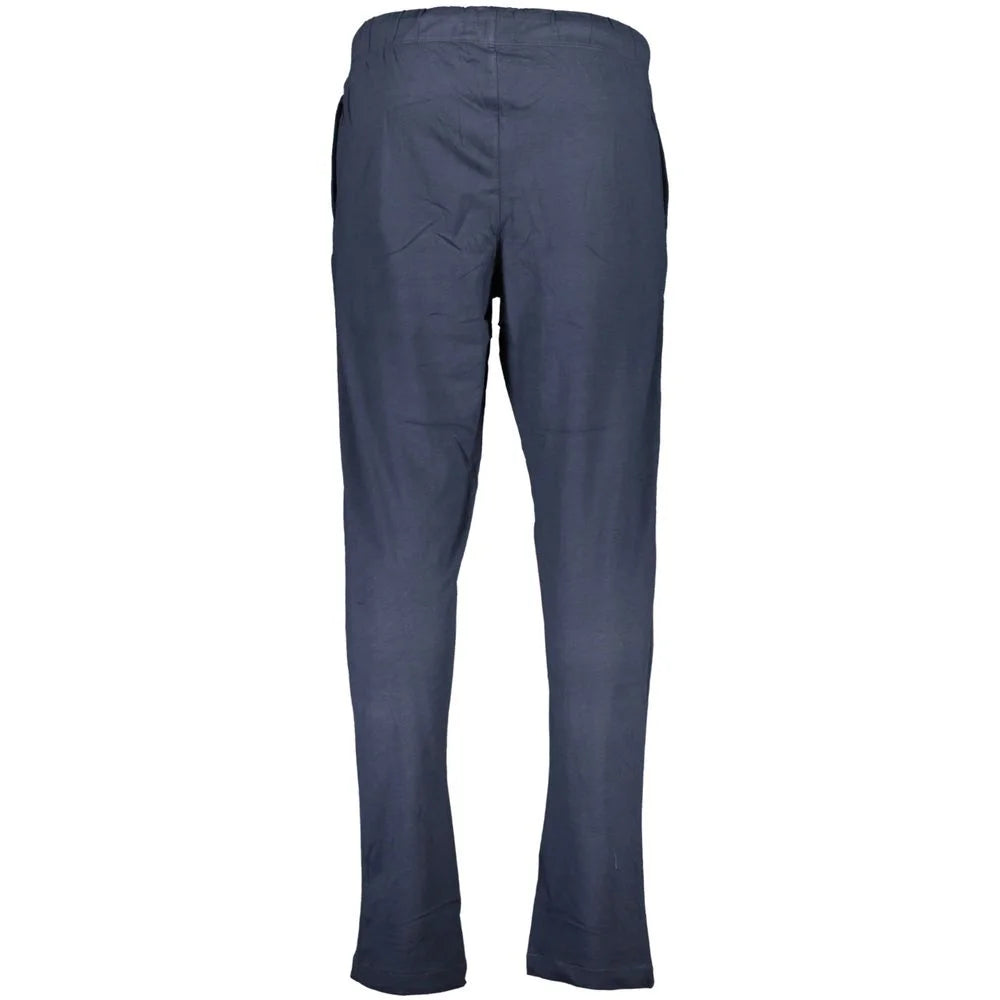 Gianmarco Venturi Blue Cotton Pant - Training Pants