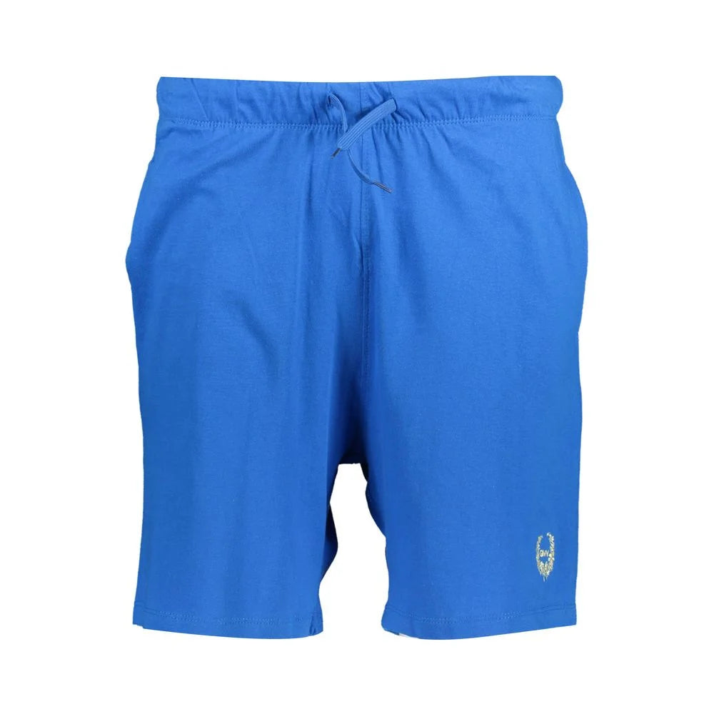 Gianmarco Venturi Blue Cotton Pant - XL - Shorts