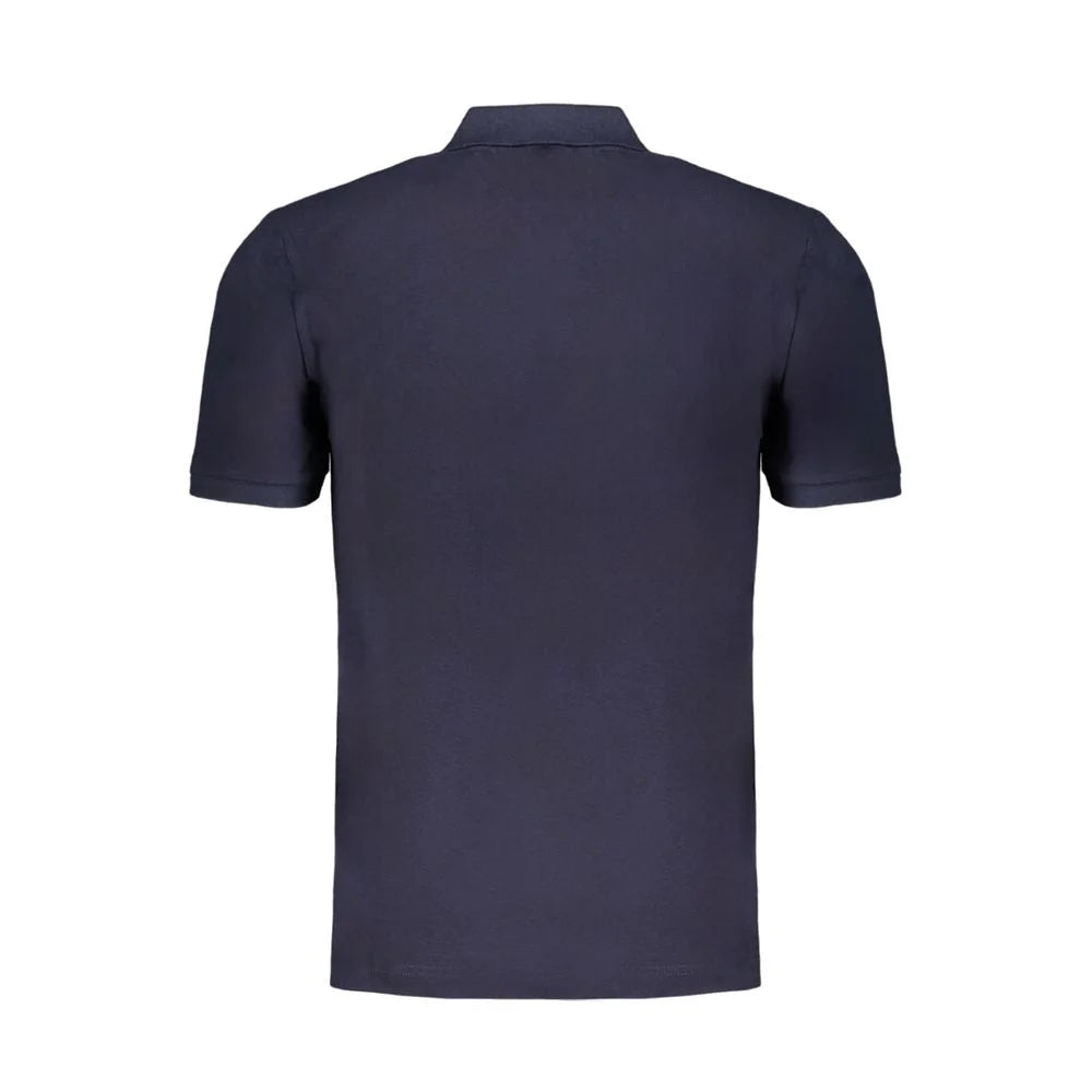 Gianmarco Venturi Blue Cotton Polo Shirt - Polos