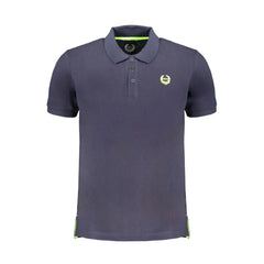 Gianmarco Venturi Blue Cotton Polo Shirt - Polos