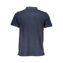 Gianmarco Venturi Blue Cotton Polo Shirt - Polos