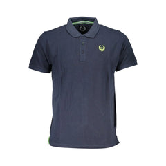 Gianmarco Venturi Blue Cotton Polo Shirt - Polos
