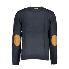 Gianmarco Venturi Blue Cotton Sweater - Sweaters