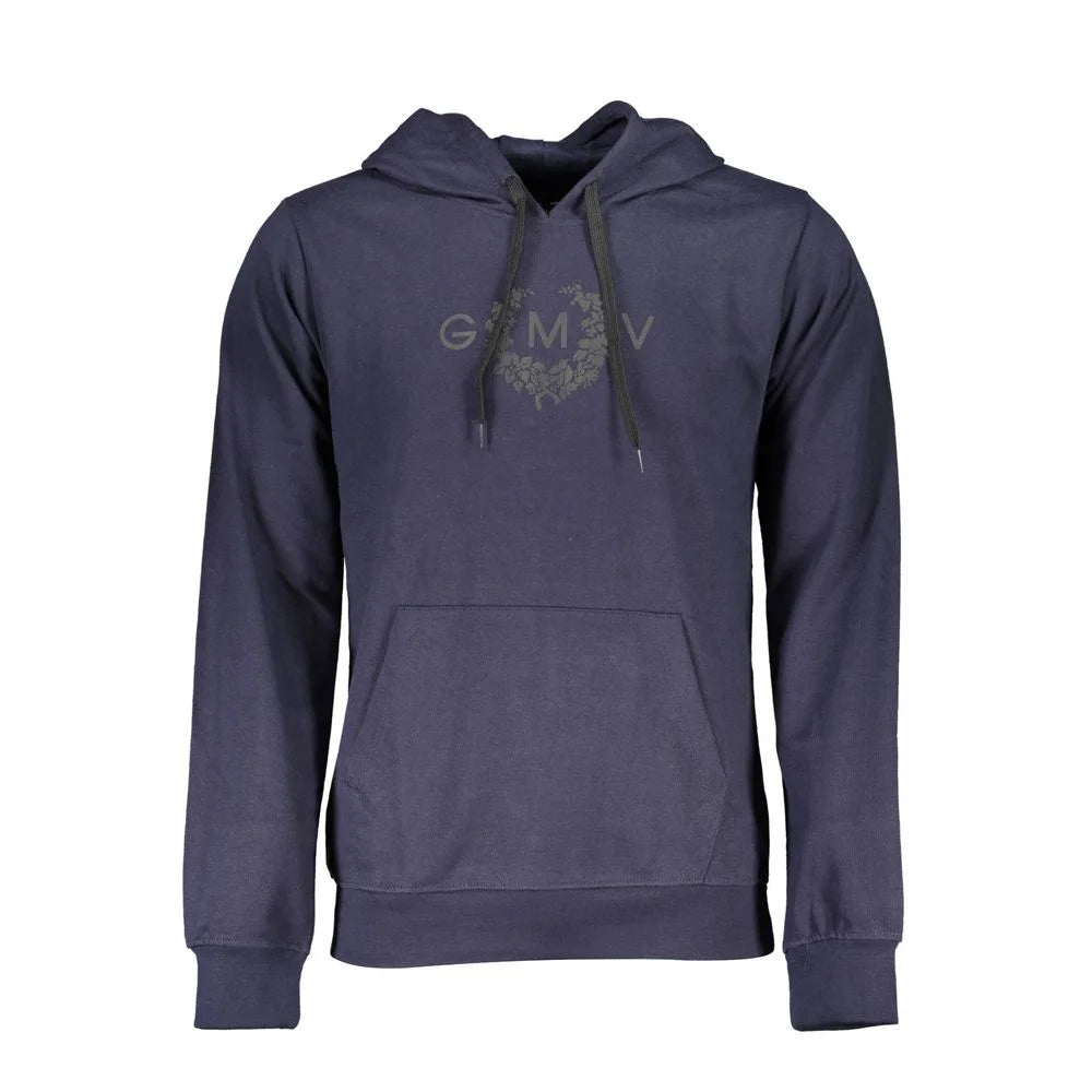 Gianmarco Venturi Blue Cotton Sweatshirt