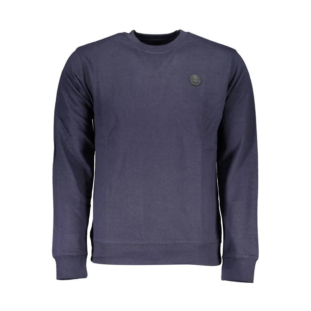 Gianmarco Venturi Blue Cotton Sweatshirt - Sweatshirts