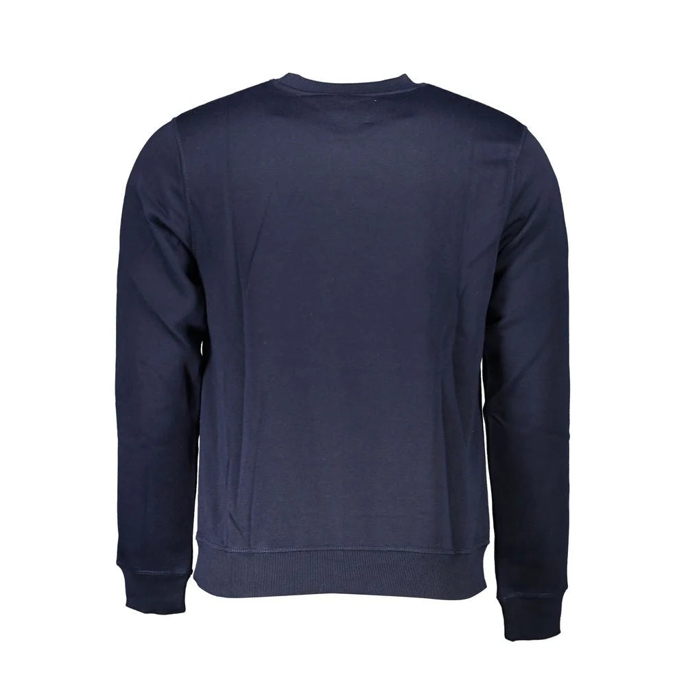 Gianmarco Venturi Blue Cotton Sweatshirt - Sweatshirts