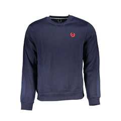 Gianmarco Venturi Blue Cotton Sweatshirt - Sweatshirts